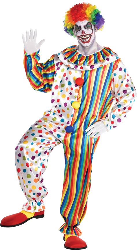 Adult Clown Jumpsuit Halloween Costume Size Standard Funny Circus