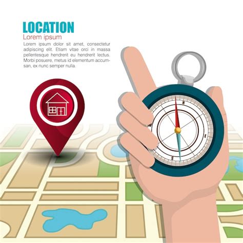 Geographic Location System Vector Free Download