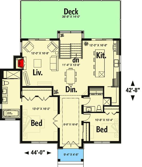 Contemporary Vacation House Plan 22523dr Architectural Designs