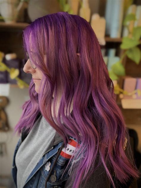 Creative Colors Fantasy Hair Color Purple Hair Salon Software
