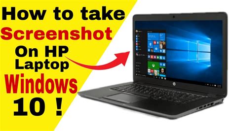 Whether you wish to take a screenshot for the whole screen or the activated window or customized windows, you can refer to the steps below. How to take screenshot in windows 10 hp laptop | Take ...
