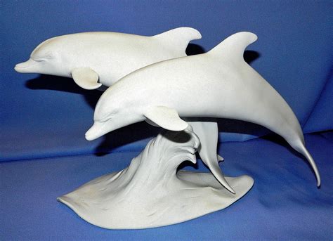 Vintage Kaiser Porcelain Pair Of Dolphins From Mygrandmotherhadone On