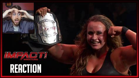 Jordynne Grace Wins Knockouts Championship Impact Wrestling Reaction