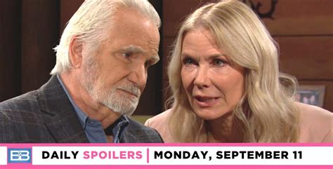 Bold And The Beautiful Spoilers Eric Breaks Huge News To Brooke