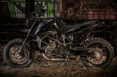 The ktm duke series is a family of standard motorcycles manufactured by ktm since 1994. KTM Duke 690 Scrambler by Kramer Motorcycles; be still my ...