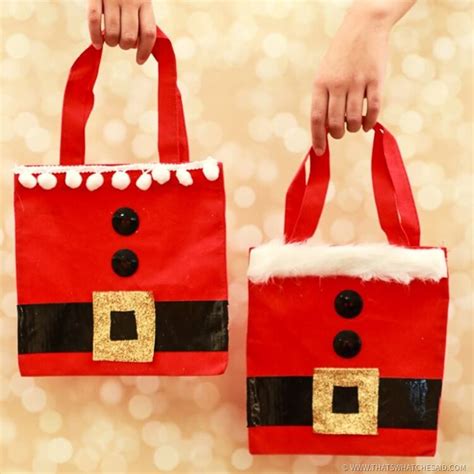 Basically, the logic is, the more offers you complete, the more reward points you will get. Santa Gift Bags | Christmas Gift Wrap Idea - That's What ...