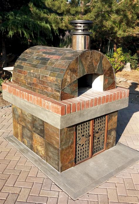 I think my platform was 45 inches long and 36 inches deep. This beautiful wood-fired pizza oven was built with the ...