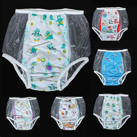 Reusable Pvc Pants Abdl Adult Diaper Baby Diapers Plastic Pants Bottom