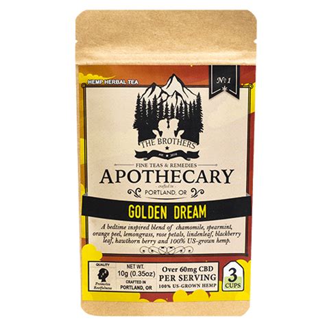 The Brothers Apothecary Cbd Tea Golden Dream Cbd Drinks