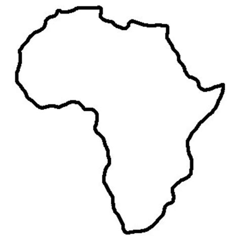 World Africa Outline | Free Images at Clker.com - vector clip art