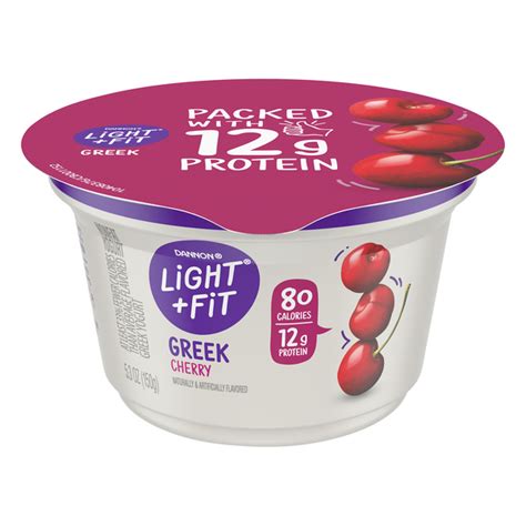 Save On Dannon Light Fit Greek Yogurt Cherry Non Fat Order Online