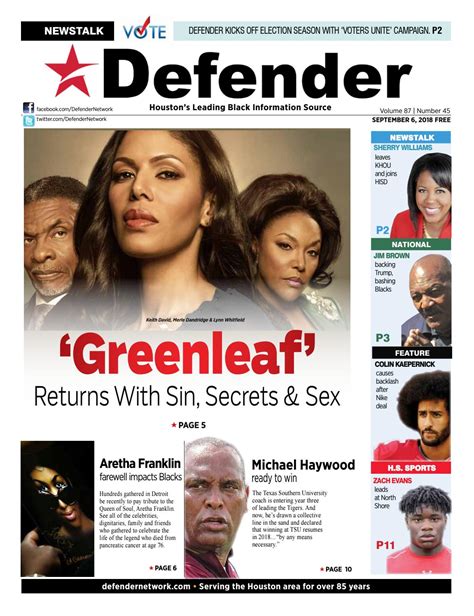 Houston Defender September 06 2018 By Defender Media Group Defendernetwork Issuu