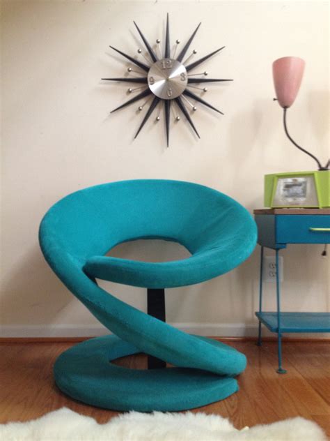 Funky Retro Chair Modern Accent By Paracosmvintage On Etsy