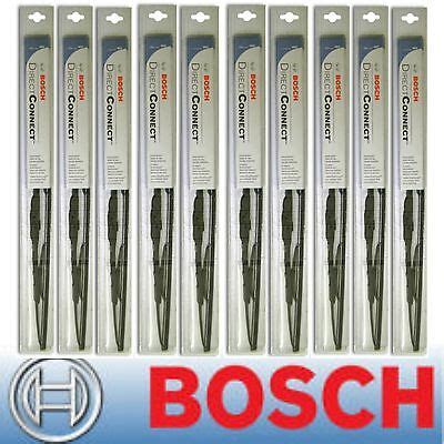 The soft rubber spine enables effective flip over function whilst the hard rubber edge ensures smear free. 10 Pack Bosch Direct Connect Wiper Blade's Size 22 inch | eBay
