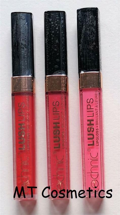 Technic Lush Lips Lip Gloss Shine Lip Colour Choose Red Pink Shades Ebay
