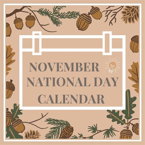 Social Media Manager On Instagram November Calendar Planning