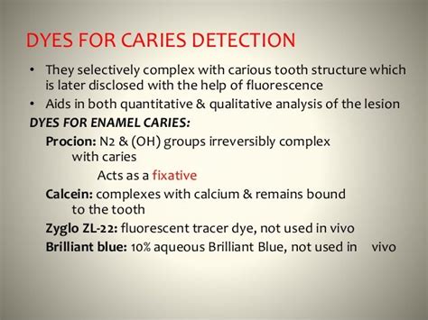 Detection And Diagnosis Of Dental Caries