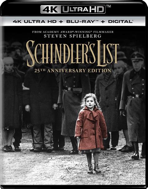 Amazon Com Schindler S List Blu Ray Liam Neeson Ben Kingsley