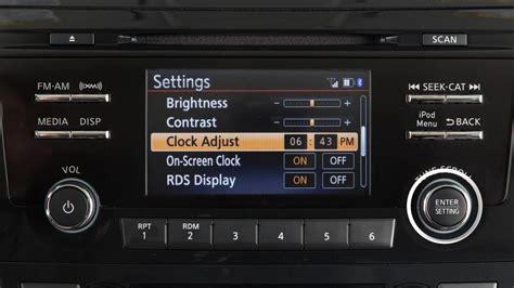 Nissan Rogue Setting The Clock Without Navigation If So Equipped Youtube