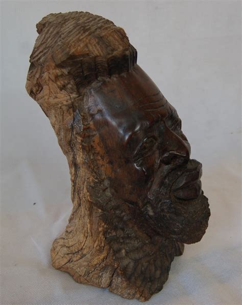 African Carved Wooden Head | 682045 | Sellingantiques.co.uk