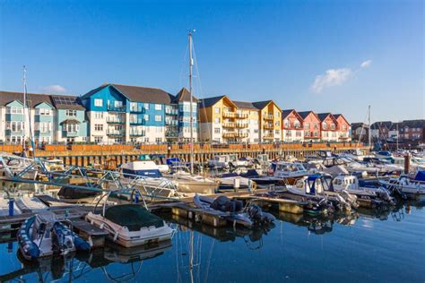 Exmouth Harbour And Marina In Devon Editorial Photography Image Of