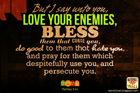 Love Your Enemies Free Bible Desktop Verse Wallpaper Verse For The