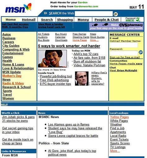 Msn Through The Years Images Cnet