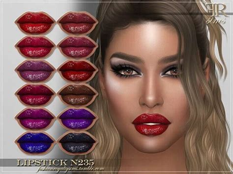 Frs Lipstick N235 By Fashionroyaltysims At Tsr Sims 4 Updates
