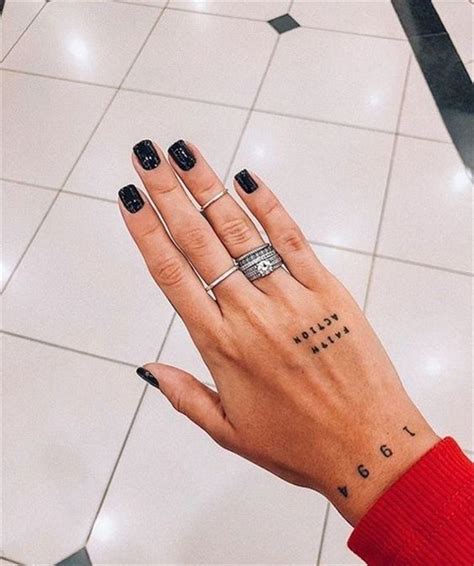meaningful side finger tattoos women viraltattoo