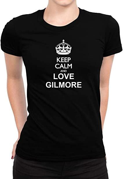 Idakoos Keep Calm And Love Gilmore Camiseta Mujer Amazon Es Ropa Y Accesorios
