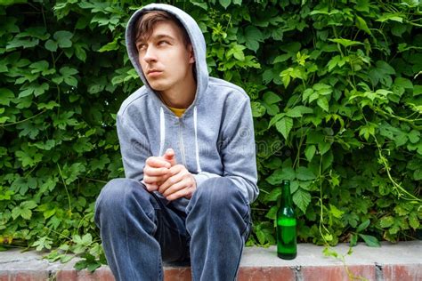 Sad Young Man Stock Image Image Of Depressed Outdoor 239989071