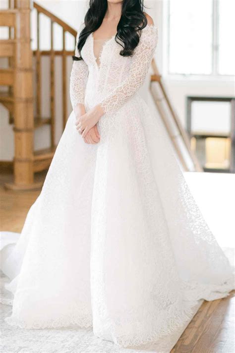 Monique Lhuillier Lovely Wedding Dress Save 65 Stillwhite