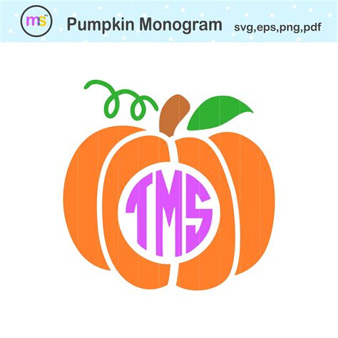 Pumpkin Monogram svg, Pumpkin svg, Pumpkin Clip Art, Pumpkin Graphics, Pumpkin Prints, Halloween ...