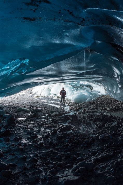 Athabasca Ice Cave ﻿is Right On The Edge Of The Athabasca