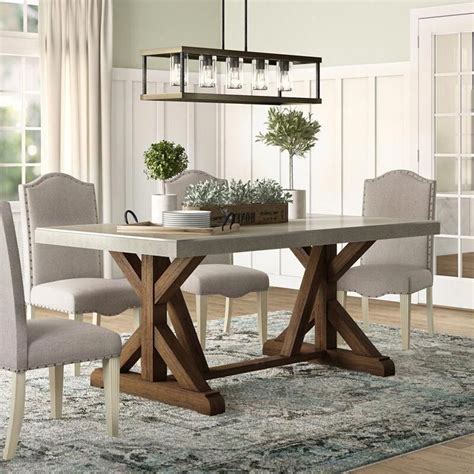 It also features a butterfly leaf which can. I appreciate this good looking photo #modernDiningRoom | Farmhouse dining room table, Concrete ...