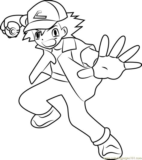 18 Ash Ketchum Coloring Pages Printable Coloring Pages
