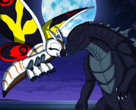 Godzilla And Mothra By Brunozillinhero On Deviantart