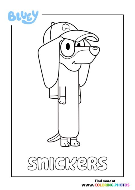 Bluey Coloring Pages Rita Coloring Pages