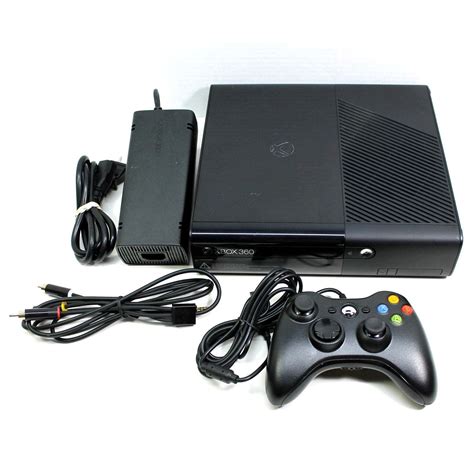 Microsoft Xbox 360 E Slim Console System 4gb Clean Inout Great Condition Ebay