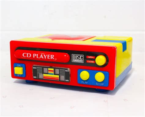 Zeddy Toy Compact Disk Music Player 90s Kid Toy Cd Player Etsy Uk