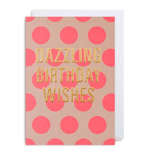 Pink Polka Dot Birthday Card The Paperdashery