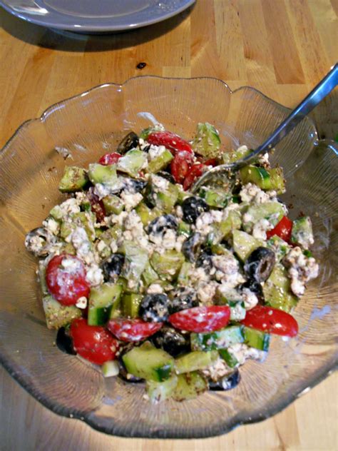 Mediterranean Cottage Cheese Salad With Zaatar Tomatoes And Olives