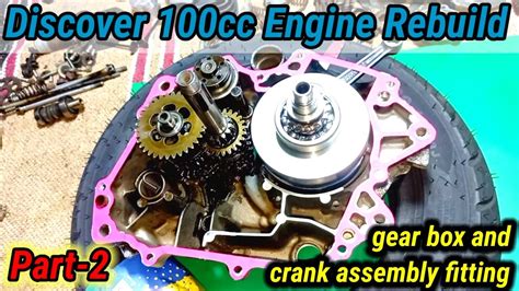 Part Engine Rebuild Bajaj Discover Cc Full Engine Fitting Crank