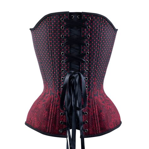 dots and lace overbust corset 100 brand new high quality