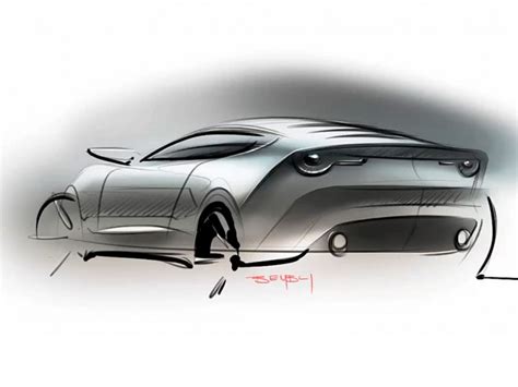 How To Render A Car Sketch Car Body Design