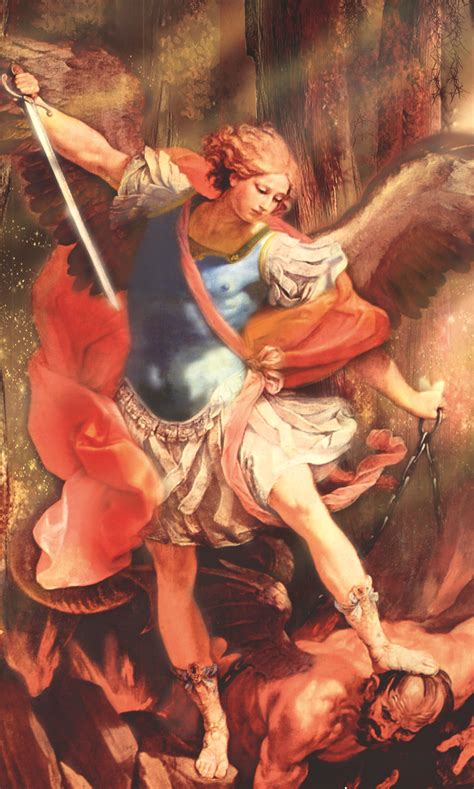 San Miguel Arcangel Gigantografia Archangels Angel Art Reni
