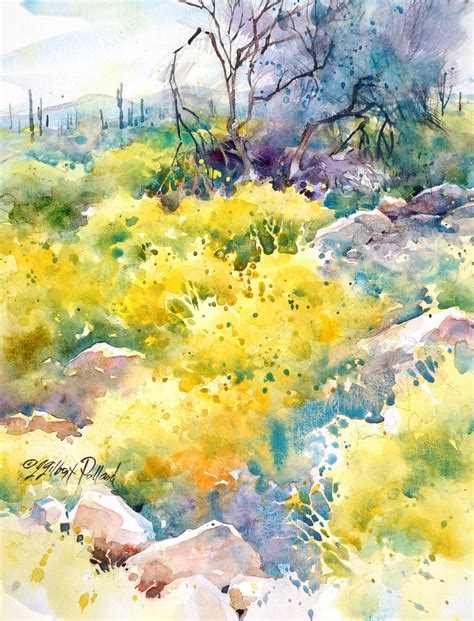 Watercolor Unleashed: Paint the Sonoran Desert Landscape in Vibrant ...