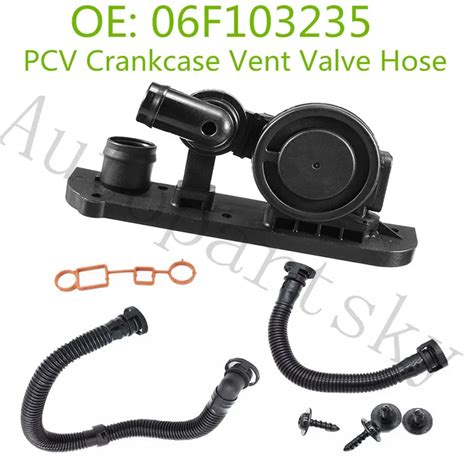 Full Set Pcv Crankcase Vent Valve Hose F For Audi A A Tt Vw