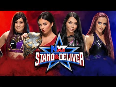 NXT Stand Deliver Mandy Rose Vs Io Shirai Vs Cora Jade Vs Kay Lee
