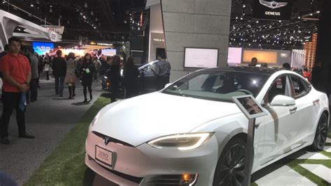 Tesla Generates An Outsize Buzz At La Auto Show